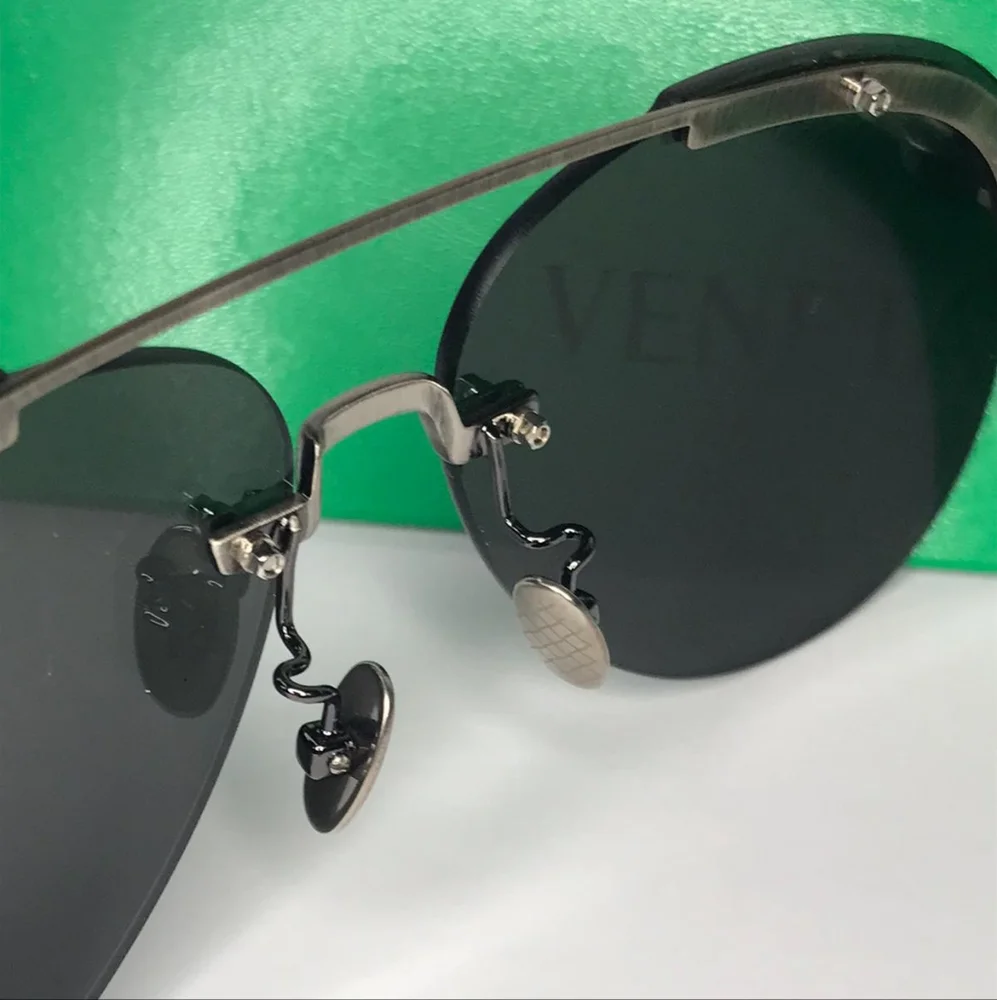 New - 💯original Bottega Veneta Blue Pilot Unisex Sunglasses BV0242S 003 63.
